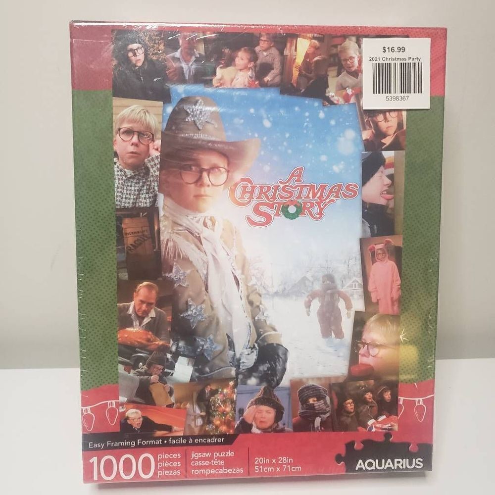 A Christmas Story 1000 Piece Puzzle New Sealed by Aquarius